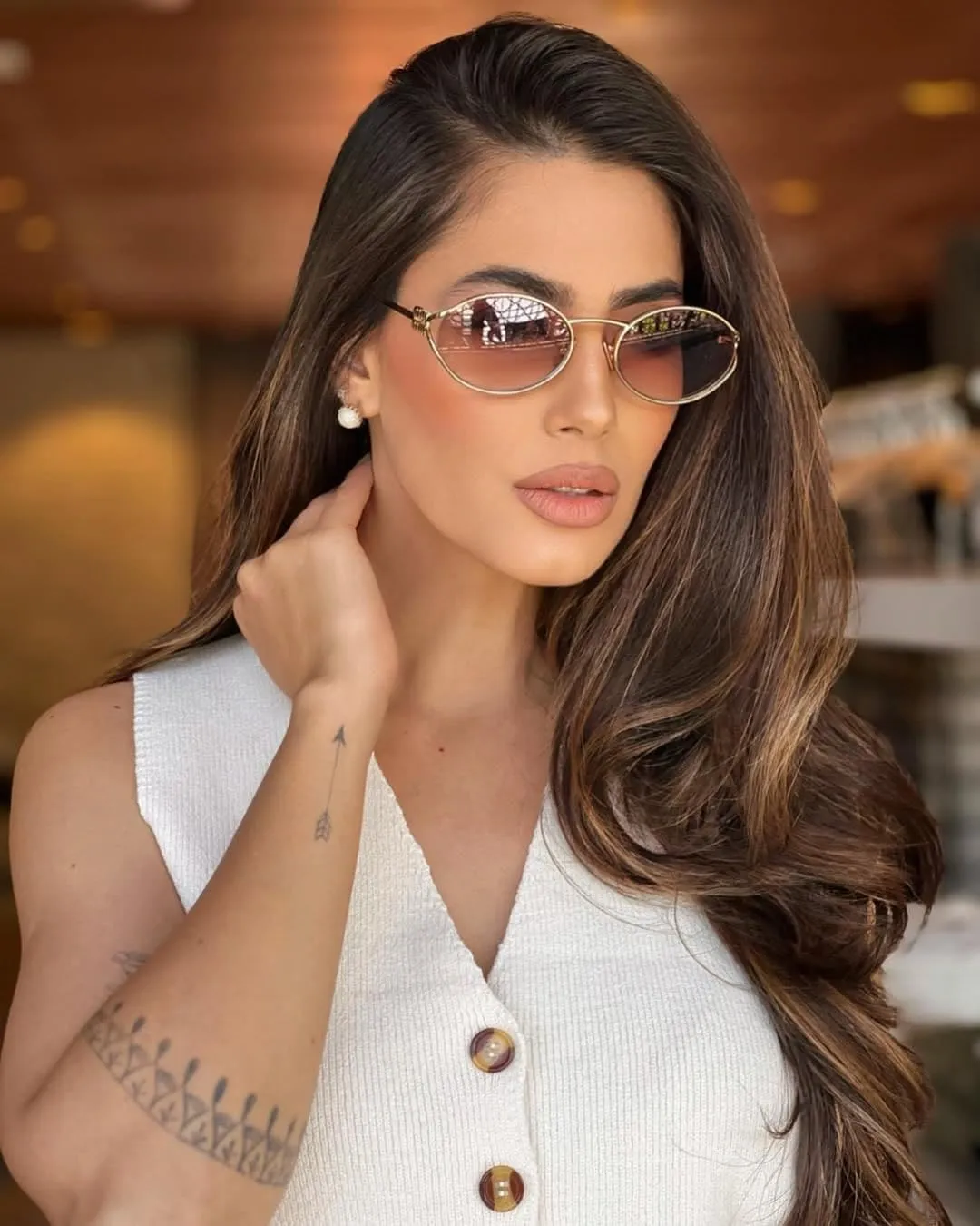 BOTEN Retro Oval Sunglasses for Women Men 2025 Trendy Small Round Sun Glasses Gold Metal Fashion Shades Cute Chic Sunnies