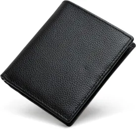 Bveyzi Ultra Slim Small RFID Wallet for Women, Leather Tiny Thin Bifold Pocket Ladies Wallet