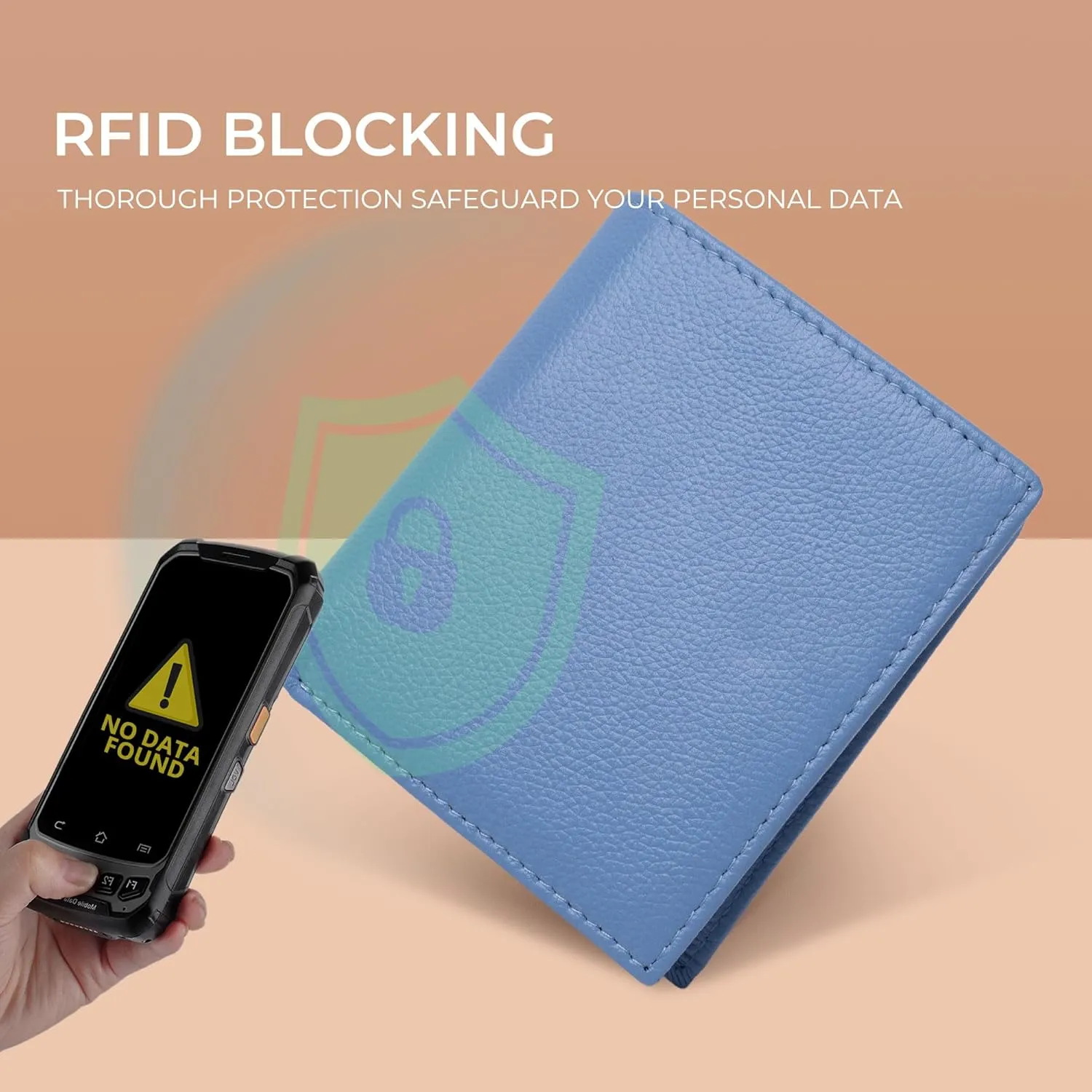Bveyzi Ultra Slim Small RFID Wallet for Women, Leather Tiny Thin Bifold Pocket Ladies Wallet