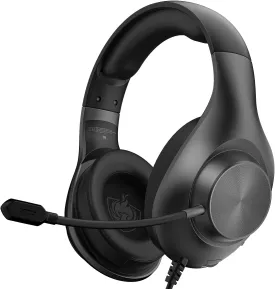 Gaming Headset for PS5 PS4 PC, Wired Headsets with 7.1 Surround Sound, H-7 Gaming Over Ear Headphones with Noise Cancelling Flexible Mic Memory Earmuffs, for PC/PS5/PS4/XboxSeries X/S/SwitchBlack