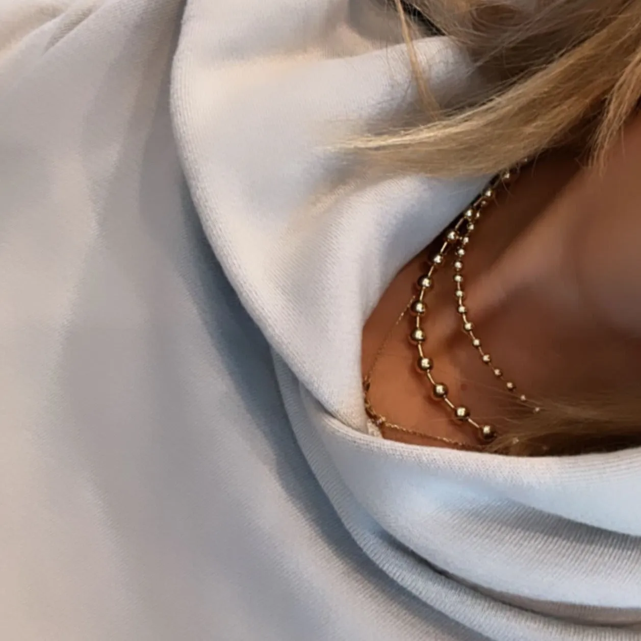 Layered Ball Chain Necklace