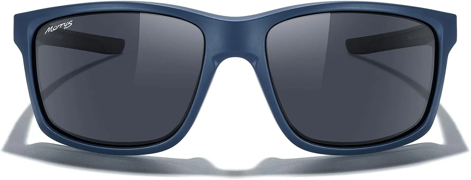 MERRY'S Sports Polarized Sunglasses For Men Women Cycling Running Driving Golf Fishing UV400 Protection S9266