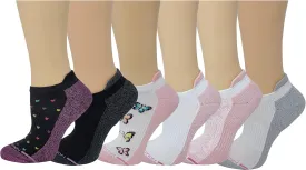 Motion Dr Women's Men 6pk Compression Low Cut Anklet Socks