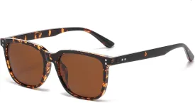 Polarized Square Sunglasses for Men Ultralight Classic Retro Square Driving Shades UV400 Protection Sun Glasses
