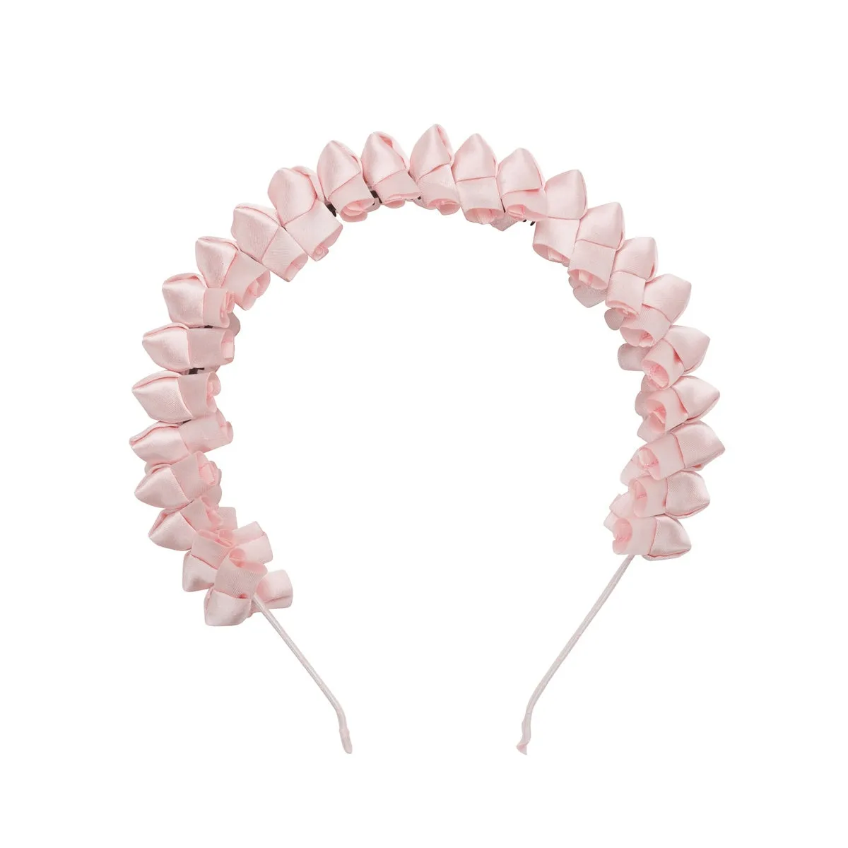 Project 6 Satin Tied Headband - Blush