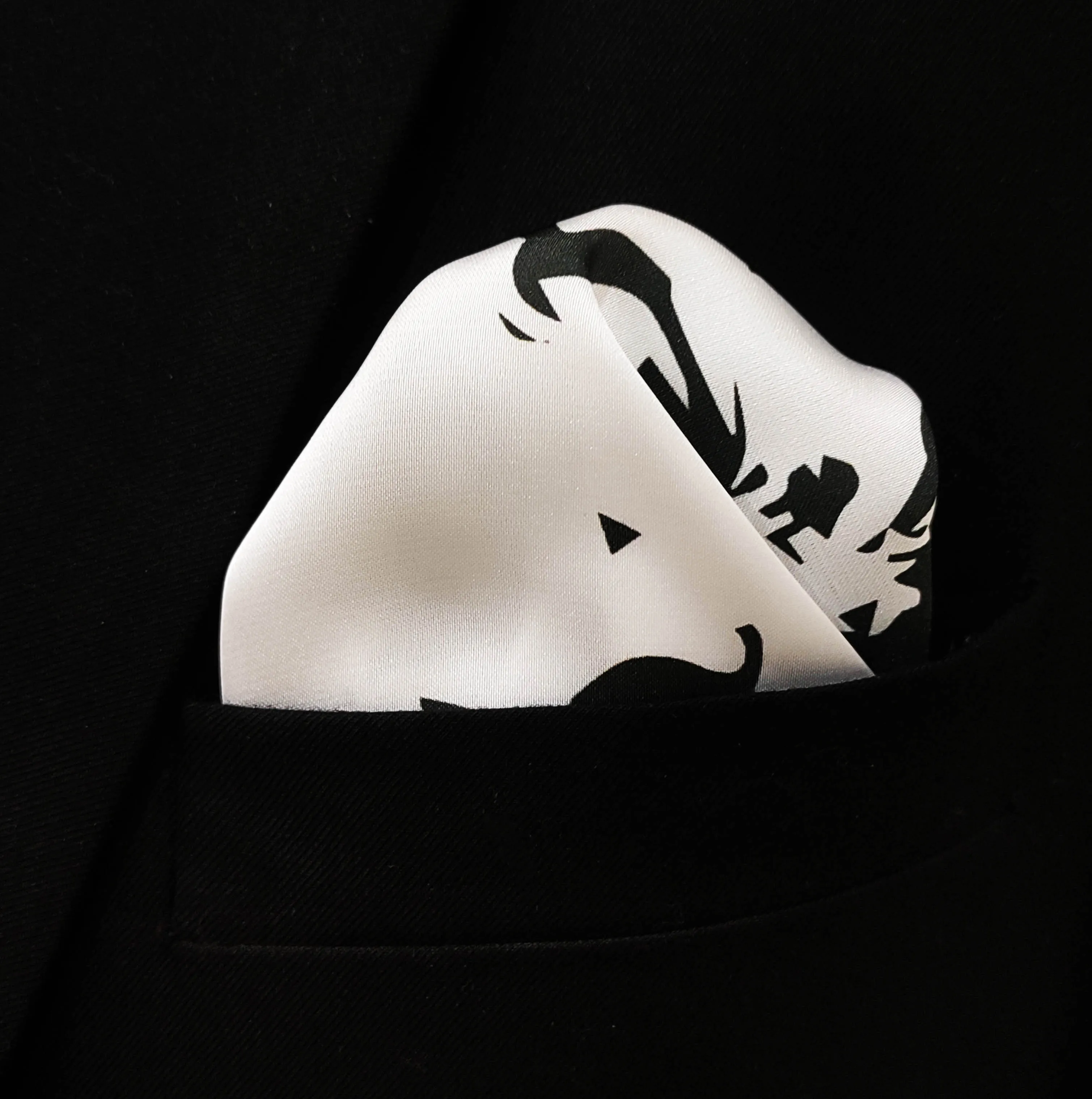PTI IMRAN KHAN - silk pocket squares