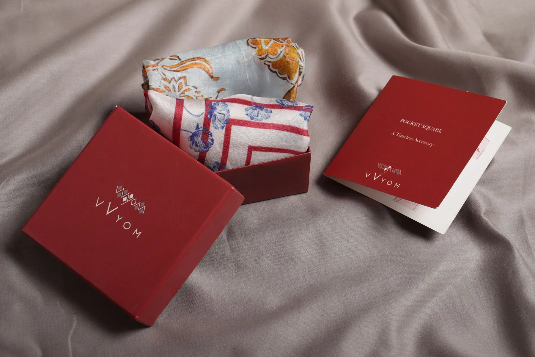 Set Of 2 Pocket Square vVyom Gift Pack