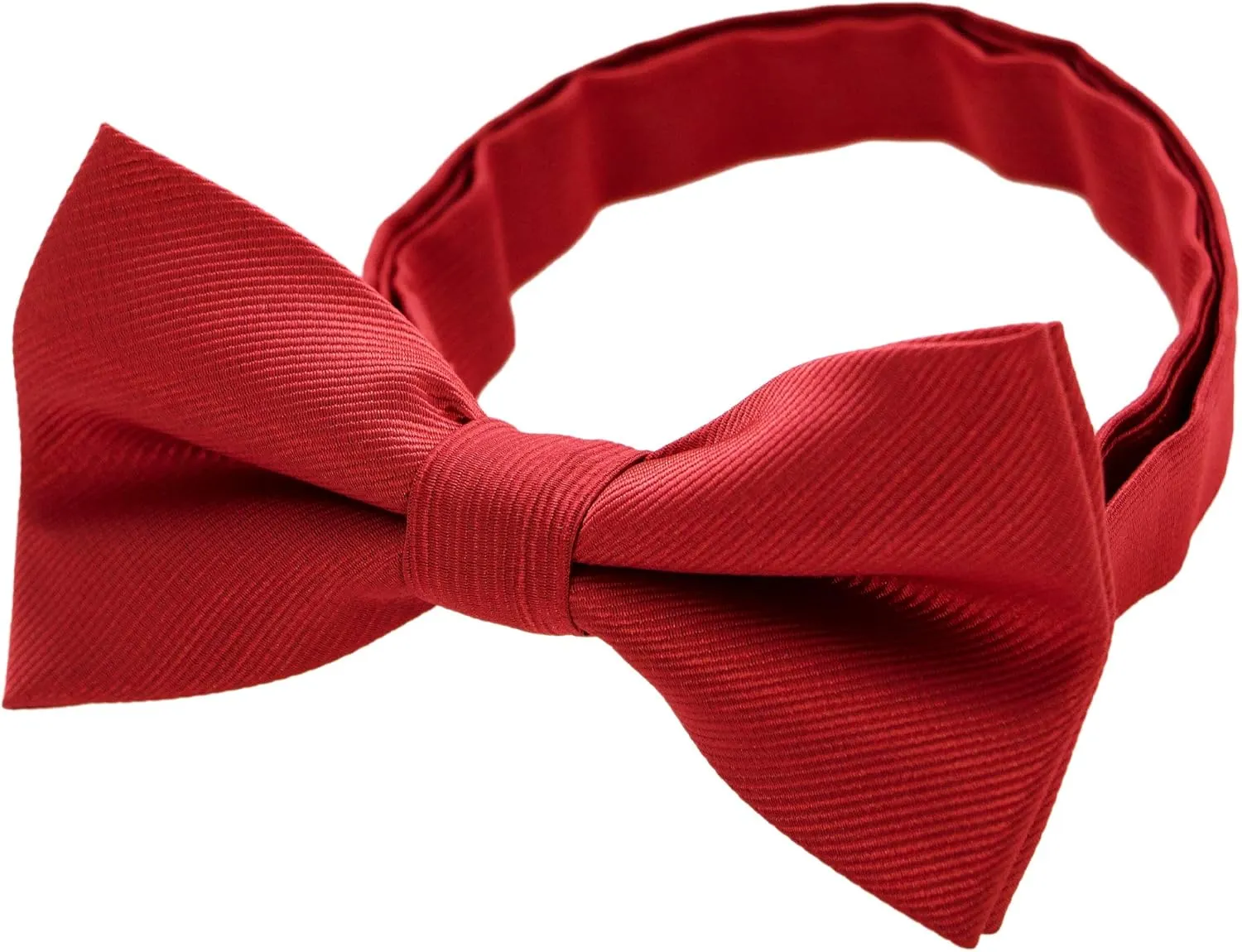Solid Color Bow Tie and Pocket Square With Cufflinks Sets for Men